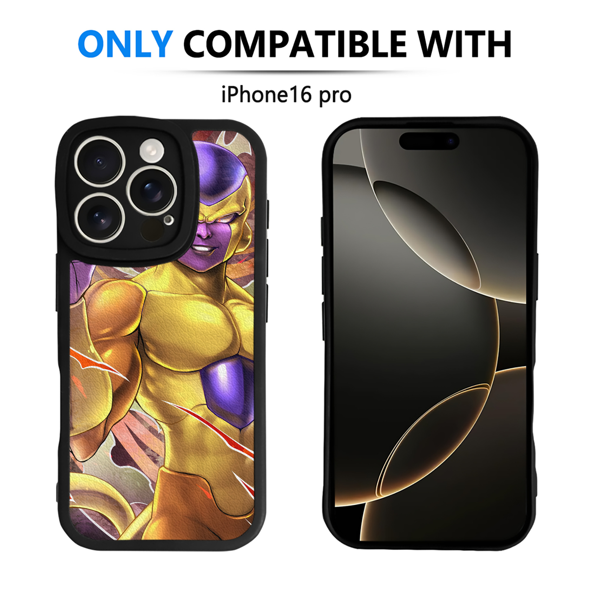 （画像用） ドラゴンボール DRAGON BALL 【iPhone 16シリーズ対応】シリコンスマホケース（レザー調） 材質：シリコン